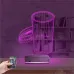 Kahve Kişiye Özel 3D Lamba - Masa Gece Lambası
