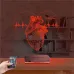 Kalp Doktoru Cerrah Kişiye Özel 3D Lamba - Masa Gece Lambası