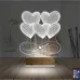 Kalp Sevgiliye Hediye Kişiye Özel 3D Lamba - Masa Gece Lambası