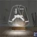 Karate Tekvando Judo Kişiye Özel 3D Lamba - Masa Gece Lambası