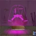 Karate Tekvando Judo Kişiye Özel 3D Lamba - Masa Gece Lambası
