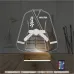 Karate Tekvando Judo Kişiye Özel 3D Lamba - Masa Gece Lambası