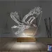 Kartal Taraftar Kişiye Özel 3D Lamba - Masa Gece Lambası
