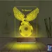 Kartal Futbol Topu Kişiye Özel 3D Lamba - Masa Gece Lambası