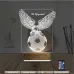 Kartal Futbol Topu Kişiye Özel 3D Lamba - Masa Gece Lambası