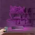 Kedi Fincan Tasarım Kişiye Özel 3D Lamba - Masa Gece Lambası