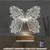 Kelebek Kişiye Özel 3D Lamba - Masa Gece Lambası