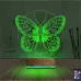 Kelebek Kişiye Özel 3D Lamba - Masa Gece Lambası