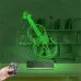 Keman Müzik Enstrüman Kişiye Özel 3D Lamba - Masa Gece Lambası