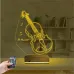 Keman Müzik Enstrüman Kişiye Özel 3D Lamba - Masa Gece Lambası