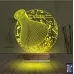 Kimya Kimyager Kişiye Özel 3D Lamba - Masa Gece Lambası