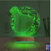 Kimya Kimyager Kişiye Özel 3D Lamba - Masa Gece Lambası