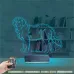 Köpek Golden Kişiye Özel 3D Lamba - Masa Gece Lambası