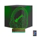 Dj Müzik Kulaklık Kişiye Özel 3D Lamba - Masa Gece Lambası