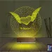 Kalp Melek Sevgiliye Hediye Kişiye Özel 3D Lamba - Masa Gece Lambası