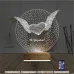 Kalp Melek Sevgiliye Hediye Kişiye Özel 3D Lamba - Masa Gece Lambası