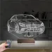 Mercedes Araba S63 Kişiye Özel 3D Lamba - Masa Gece Lambası