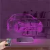 Mercedes Araba S63 Kişiye Özel 3D Lamba - Masa Gece Lambası