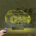 Mercedes Araba S63 Kişiye Özel 3D Lamba - Masa Gece Lambası