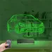Mercedes Araba S63 Kişiye Özel 3D Lamba - Masa Gece Lambası