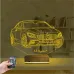 Mercedes Araba S63 Kişiye Özel 3D Lamba - Masa Gece Lambası