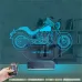 Motosiklet Harley Motor Kişiye Özel 3D Lamba - Masa Gece Lambası