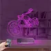 Motosiklet Harley Motor Kişiye Özel 3D Lamba - Masa Gece Lambası