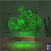 Motosiklet Harley Motor Kişiye Özel 3D Lamba - Masa Gece Lambası