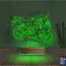 Motosiklet Yarış Motoru Kişiye Özel 3D Lamba - Masa Gece Lambası
