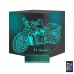 Motosiklet Harley Motor Kişiye Özel 3D Lamba - Masa Gece Lambası