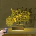 Motosiklet Harley Motor Kişiye Özel 3D Lamba - Masa Gece Lambası