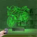 Motosiklet Yarış Motoru Kişiye Özel 3D Lamba - Masa Gece Lambası