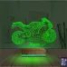 Motosiklet Yarış Motoru Kişiye Özel 3D Lamba - Masa Gece Lambası