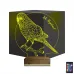 Mubbet Kuşu Kuş Kişiye Özel 3D Lamba - Masa Gece Lambası