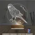 Mubbet Kuşu Kuş Kişiye Özel 3D Lamba - Masa Gece Lambası