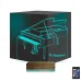 Piyano Müzik Piyanist Kişiye Özel 3D Lamba - Masa Gece Lambası