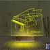 Piyano Müzik Piyanist Kişiye Özel 3D Lamba - Masa Gece Lambası