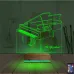 Piyano Müzik Piyanist Kişiye Özel 3D Lamba - Masa Gece Lambası