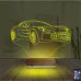 Spor Araba Aston Martin Kişiye Özel 3D Lamba - Masa Gece Lambası