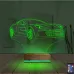 Spor Araba Aston Martin Kişiye Özel 3D Lamba - Masa Gece Lambası