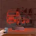 Tır Kamyon Tırcı Kişiye Özel 3D Lamba - Masa Gece Lambası