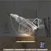 Uçak Pilot Kişiye Özel 3D Lamba - Masa Gece Lambası