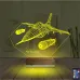 Uçak Pilot Kişiye Özel 3D Lamba - Masa Gece Lambası