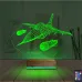 Uçak Pilot Kişiye Özel 3D Lamba - Masa Gece Lambası