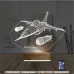Uçak Pilot Kişiye Özel 3D Lamba - Masa Gece Lambası