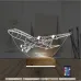 Uçak Kaptan Pilot Kişiye Özel 3D Lamba - Masa Gece Lambası