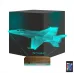 Uçak Pilot Kişiye Özel 3D Lamba - Masa Gece Lambası