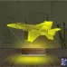 Uçak Pilot Kişiye Özel 3D Lamba - Masa Gece Lambası