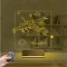 Savaş Uçağı Pilot Kişiye Özel 3D Lamba - Masa Gece Lambası