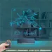 Savaş Uçağı Pilot Kişiye Özel 3D Lamba - Masa Gece Lambası